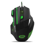 Wired Gaming Mouse 7D Optical MX201 Wolf Green