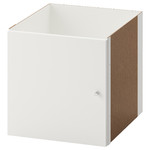 KALLAX Insert with door, white, 33x33 cm