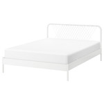 NESTTUN Bed frame, white, 140x200 cm