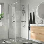 OPPEJEN Corner shower, 86x86x202 cm