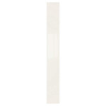 FARDAL Door with hinges, high-gloss white, 25x195 cm