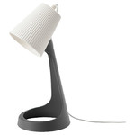 SVALLET Work lamp, dark grey, white