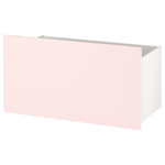 SMÅSTAD Box, pale pink, 90x49x48 cm