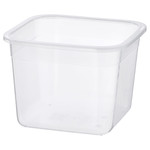 IKEA 365+ Food container, square, plastic, 15x15 cm