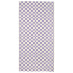 HÄNGPELARGON Pre-cut fabric, white/lilac, 150x300 cm