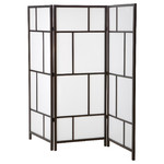 RISÖR Room divider, white, black, 216x185 cm