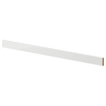 RINGHULT Rounded deco strip/moulding, high-gloss light grey, 221 cm