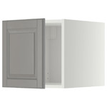 METOD Top cabinet, white/Bodbyn grey, 40x40 cm