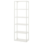 ENHET High fr w shelves, white, 60x30x180 cm