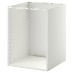 METOD Base cabinet for built-in oven/sink, white, 60x60x80 cm