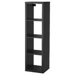 KALLAX Shelf unit, black-brown, 42x147 cm