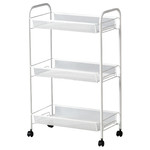 HORNAVAN Trolley, white, 26x48x77 cm