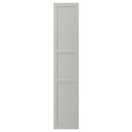 LERHYTTAN Door, light grey, 40x200 cm