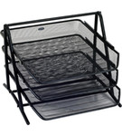 Desktop File Storage Organizer File Tray VIP GR-069, black