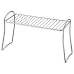 VÄLVÅRDAD Dish drying shelf, stainless steel, 13x32 cm