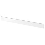 FÖRBÄTTRA Plinth, high-gloss white, 220x8 cm