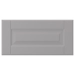 BODBYN Drawer front, grey, 40x20 cm