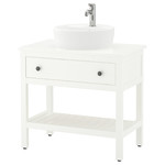 HEMNES / TÖRNVIKEN Open wsh-stnd w drw/wash-basin/tap, white, 82x48x90 cm