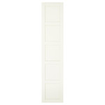 BERGSBO Door with hinges, white, 50x229 cm