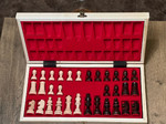 Wooden Chess Knights 5+