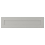 LERHYTTAN Drawer front, light grey, 80x20 cm