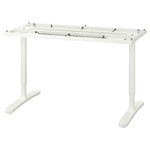 BEKANT Underframe for table top, white, 140x60 cm