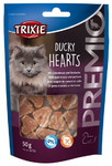 Trixie Premio Ducky Hearts Snacks for Cats 50g