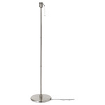 KRYSSMAST Floor lamp base, nickel-plated