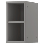 TORNVIKEN Open cabinet, grey, 20x37x40 cm