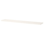 BERGSHULT Shelf, white, 120x20 cm