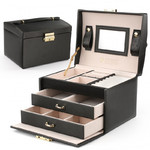 ECarla Jewellery Storage Box, black