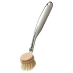 VÄLVÅRDAD Dish-washing brush, stainless steel/beech, 22 cm