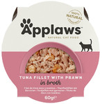 Applaws Natural Cat Food Tuna Fillet with Shrimps 60g