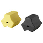 HAVSKÅL 2-piece, USB anchor, black/yellow