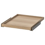 KOMPLEMENT Pull-out tray, white stained oak effect, 50x58 cm