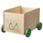 FLISAT Toy storage with wheels