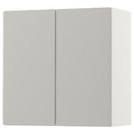 SMÅSTAD Wall cabinet, white grey, with 1 shelf, 60x30x60 cm