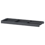 IVAR Shelf, dark grey/felt, 83x30 cm