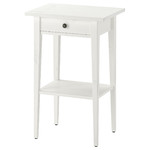 HEMNES Nightstand, white stain, 46x35 cm