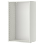 METOD Wall cabinet frame, white, 60x37x100 cm