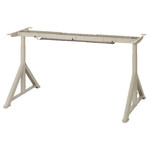 IDÅSEN Underframe for table top, beige, 146x67x76 cm