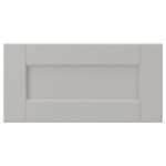 LERHYTTAN Drawer front, light grey, 40x20 cm