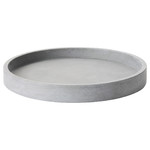 BOYSENBÄR Saucer, in/outdoor light grey, 19 cm