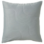 PUCKELMAL Cushion cover, light grey-turquoise, 50x50 cm