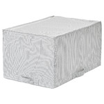 STUK  Storage case, white/grey, 34x51x28 cm