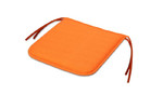 Outdoor Chair Pad Seat Cushion 38 x 38 cm, orange