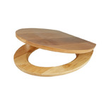 Cooke & Lewis Toilet Seat Cervia, natural oak