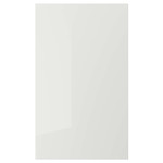 RINGHULT Door, high-gloss light grey, 60x100 cm