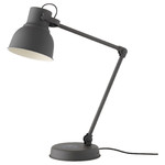 HEKTAR Work lamp with wireless charging, dark grey