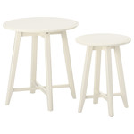 KRAGSTA Nesting tables, set of 2, white